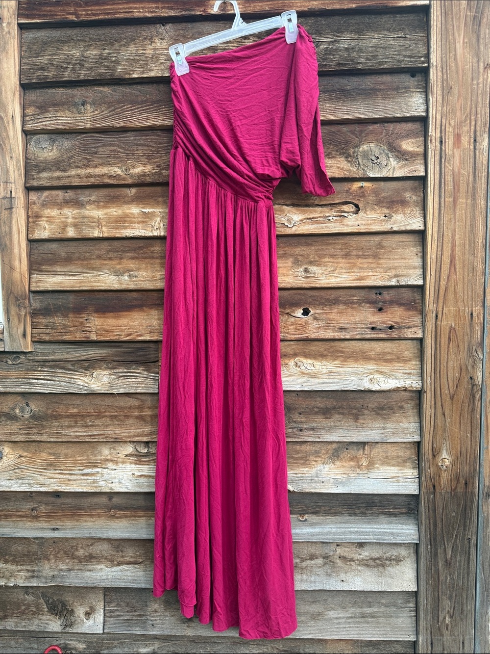 Rachel pally maxi one shoulder dress.